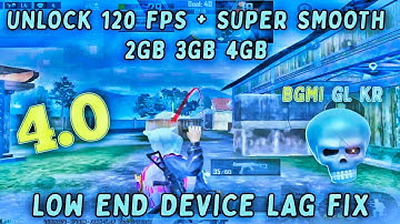 🔥 BGMI 4.0 LAG FIX 😱 Super Smooth + 120FPS CONFIG ⚙️ | No Frame Drop | Ultra Experience 😍