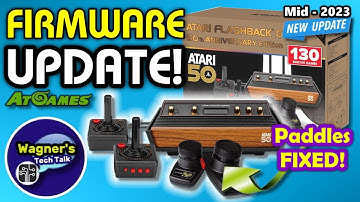 NEW Firmware Update For AtGames Atari Flashback Gold 50th Anniversary Console