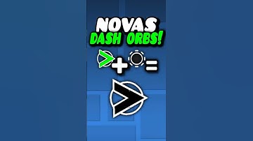 NOVAS DASH ORBS NO GEOMETRY DASH?!! #geometrydash  #games #gd #shorts