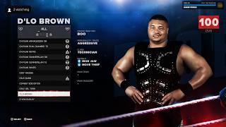 WWE2K26 THE SPECIAL MOVES OF DLO BROWN
