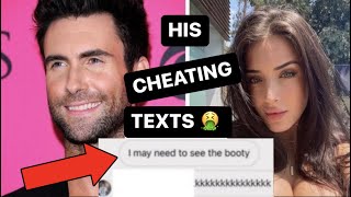 Adam Levine Is Trash - READING HIS CHEATING TEXTS