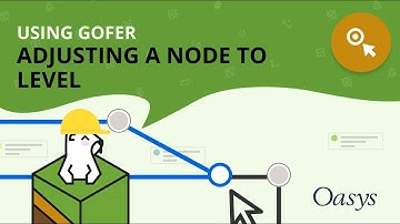 Oasys Gofer: Adjusting a node to level
