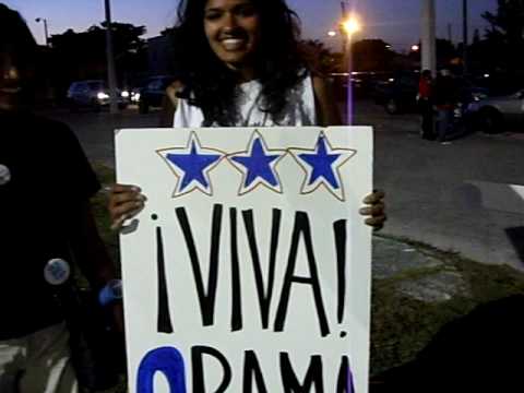 11/4/2008 Obamas Poll Workers, Voluntering at Corp...