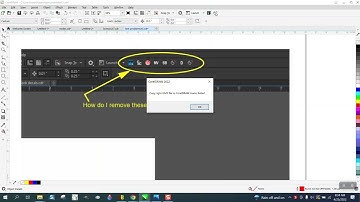 Corel Draw Tips & Tricks How to Remove unwanted items on tool bar