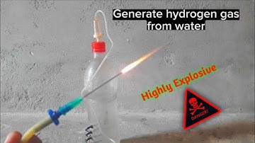 Water into Hydrogen - Making a Simple Hydrogen Generator from old battery - hho