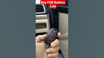 Key FOB Battery Low Indication #key #carkeys  #battery #technicaltechmindravi #car start