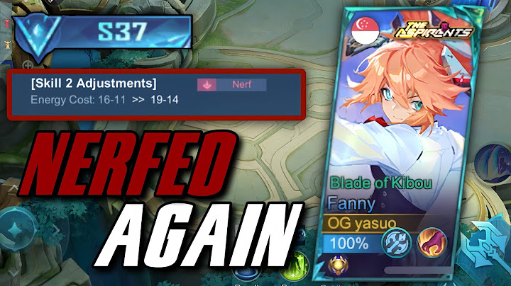 FANNY GOT NERFED AGAIN!! THIS WILL END FANNY’S PRIME | NEW SEASON 37 RANK GAMEPLAY | MLBB