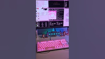 Pink Pudding Keycaps 🌸 #temufinds #temuhaul #mechanicalkeyboard #keycaps #gamingkeyboard #gamingpc