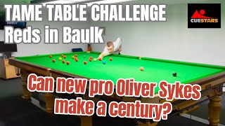 OLIVER SYKES TARGETS REDS IN BAULK CENTURY 🎯 - New pro enjoys Cuestars Academy Tame Table Challenge.