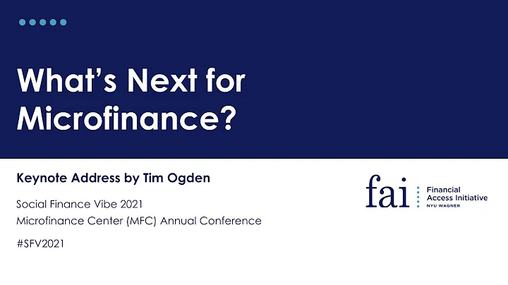 MFC Keynote 2021 with Tim Ogden: What's next for m...