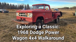 Exploring a Classic: 1968 Dodge Power Wagon 4x4 Walkaround | Project Truck in Red Deer, Alberta by rusted and restored auto 1,004 views 6 months ago 2 minutes, 15 seconds