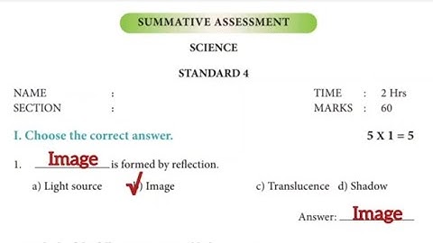 Ennum Eluthum 4th std science workbook answer // term 1 // summative assessment 