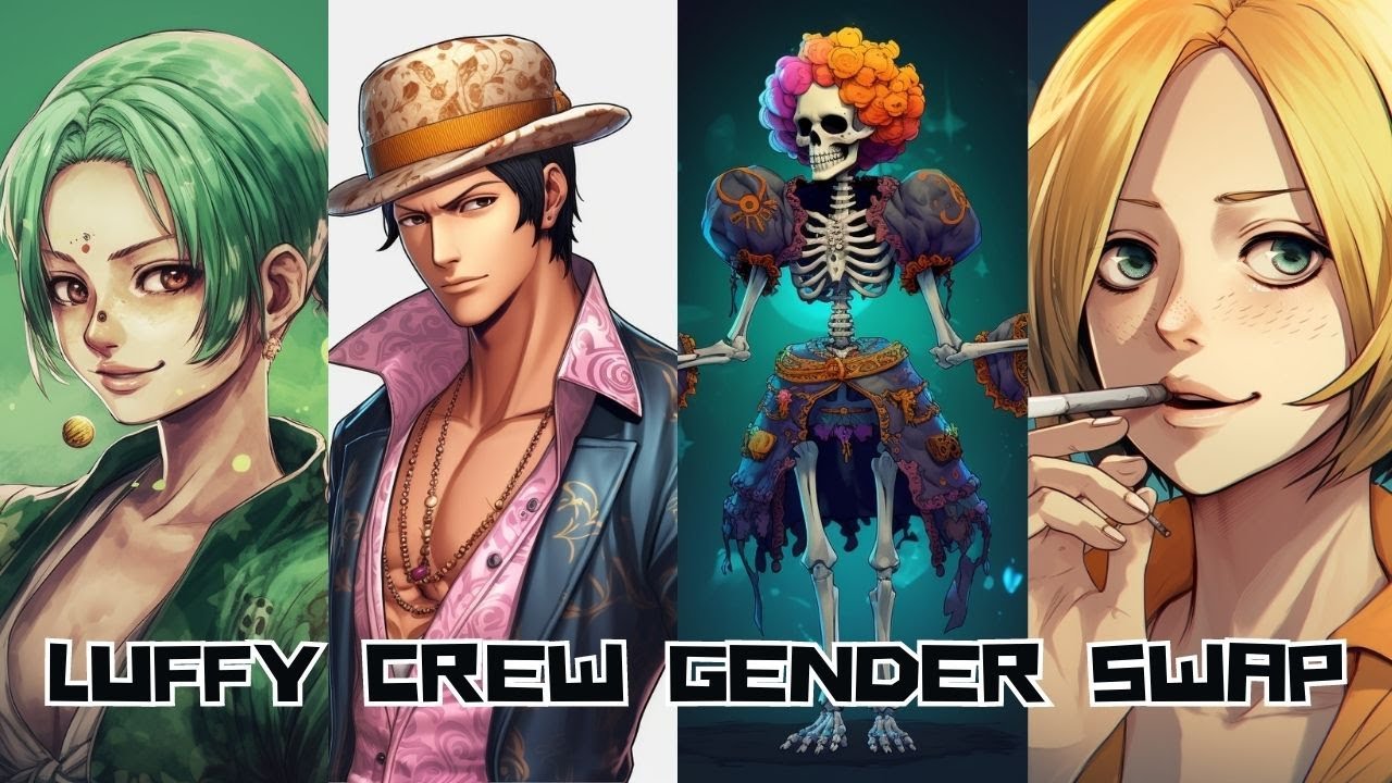 GenderSwapped Straw Hat Pirates Alternate Universe of Luffy's Crew