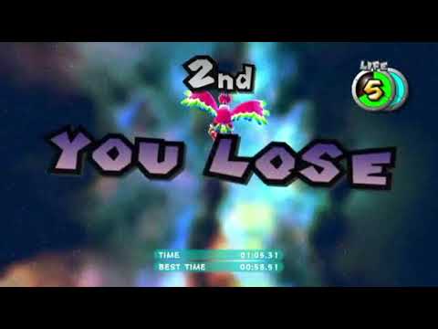 Super Mario Galaxy 2 Game Over Screen Fleet Flide Galaxy Fastest Feathers In The Galaxy 
