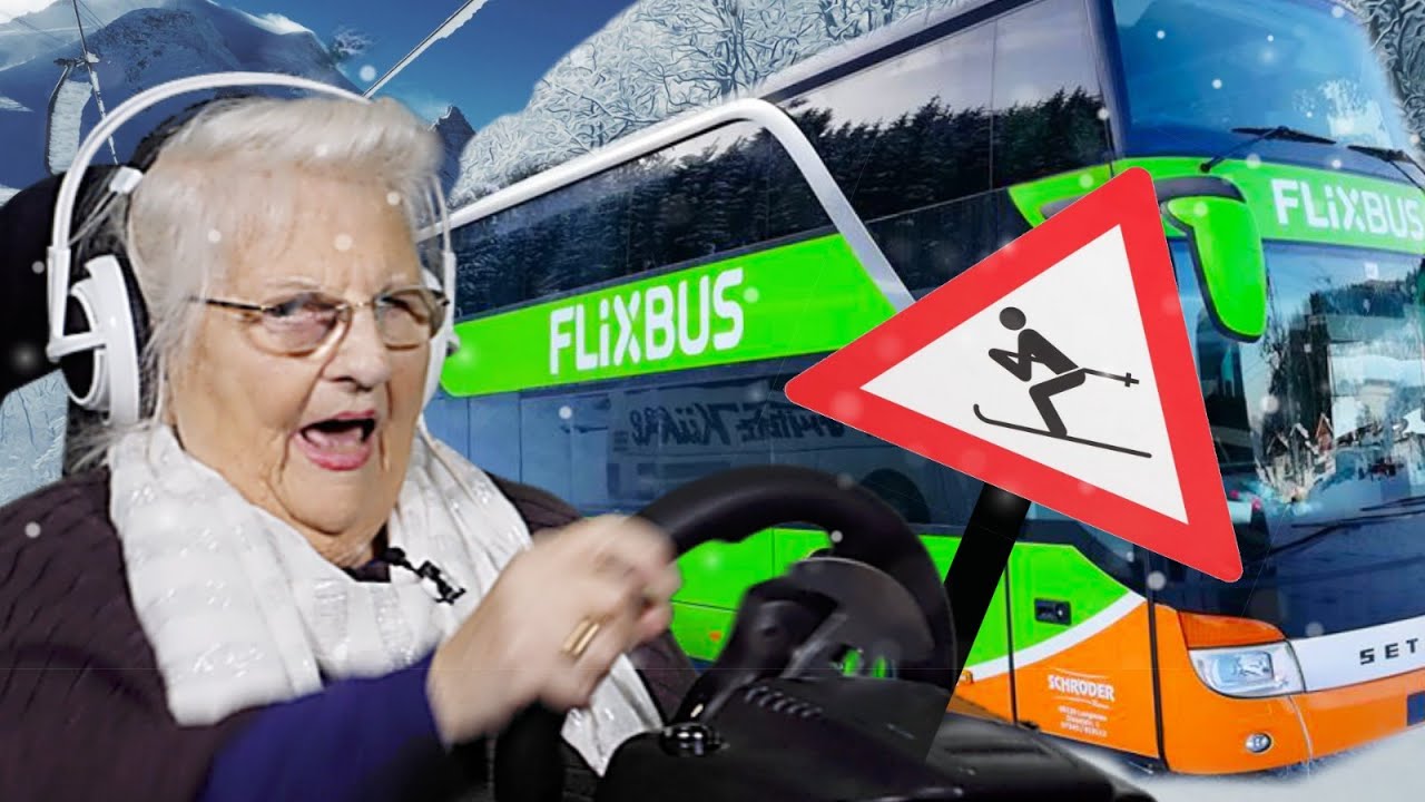 Im SCHNEESTURM in den SKI-URLAUB nach OBERHOF | Fernbus Simulator | Senioren Zocken!!!