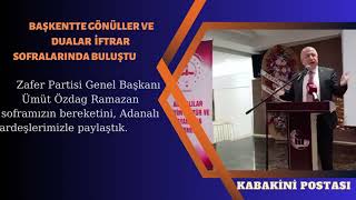 Ramazan soframızın bereketini, Ankarada kardeşlerimizle paylaştık.