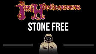 Jimi Hendrix • Stone Free (CC) 🎤 [Karaoke] [Instrumental Lyrics]