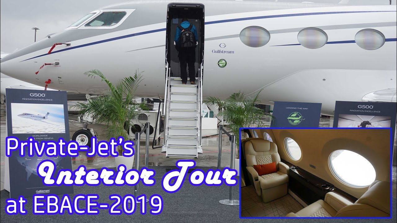 Private Jet Interior Tour Gulfstream Honda Jet Citation Pilatus Ebace 2019