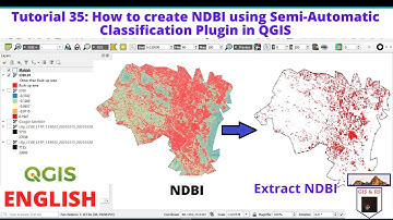 How to create NDBI (Normalized Difference Built-up Index) using Semi Automatic Plugin in QGIS
