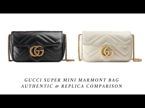 GUCCI Super Mini Marmont Bag Authentic & Evil Twin Comparison