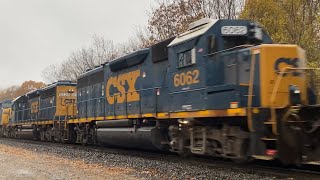 CSX M427/28 passes CP57 with 2 EMDs in tow #8228, and #6062