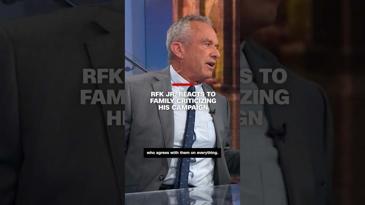 RFK Jr. reacts with family criticizing his campaign