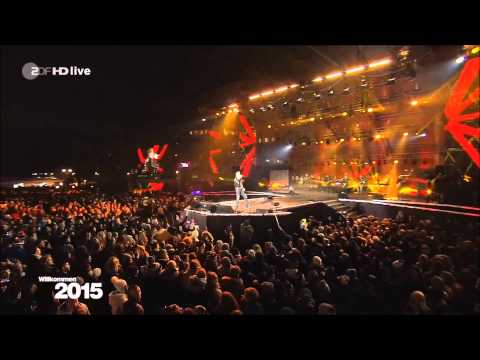 David Hasselhoff "Looking for freedom" Neujahr 2015 live vom Brandenburger Tor in Berlin
