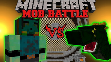 GIANT VS. BASILISK - Minecraft Mob Battles - Monster Hunter and OreSpawn Mods Battle