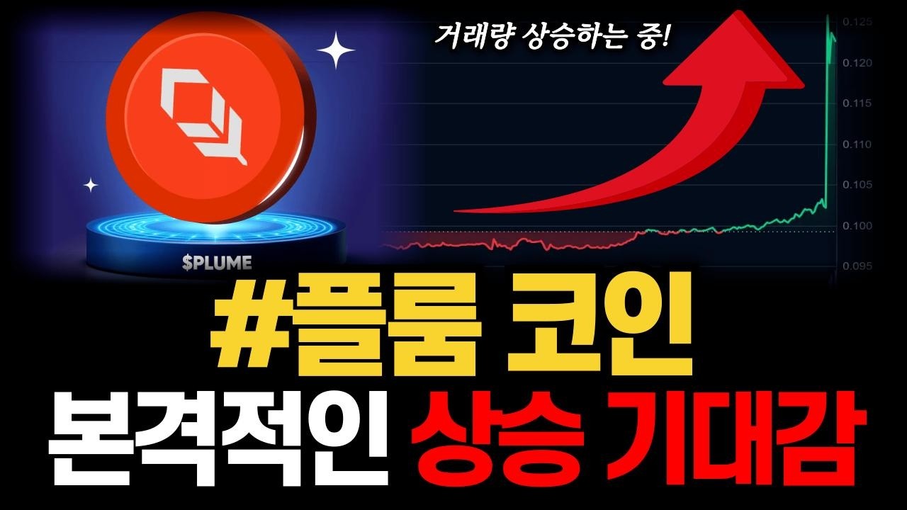 플룸코인 본격적인 상승 기대감 커진 이유… 지금 차트에서 포착된 강력 신호 #플룸코인 #플룸코인전망