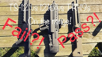 Horizontal Magazine fed shotguns on the range. (TS-12, SRM1216, TR-19S)