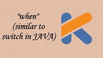 when keyword in KOTLIN I KOTLIN tutorials for beginners I Android Studio through KOTLIN