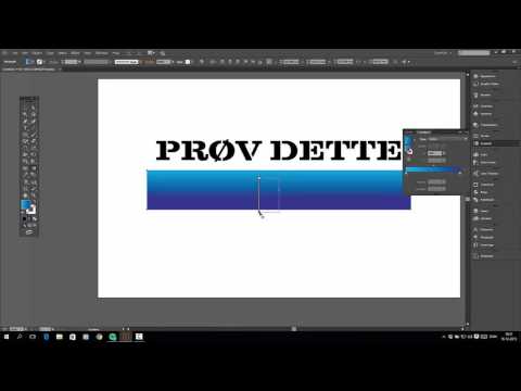 Adobe Illustrator leg med tekst