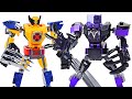 Lego Avengers Black Panther, Wolverine Mech armor robot! Defeat the Thanos! | DuDuPopTOY