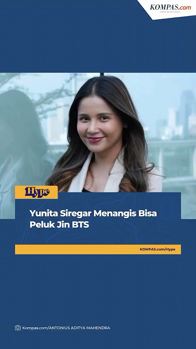 Yunita Siregar Menangis Bisa Peluk Jin BTS #shorts #bts #jinbts