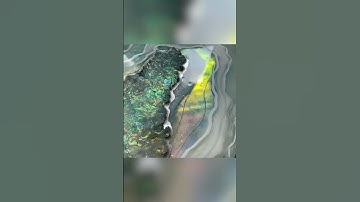 Gorgeous Opal Geode Resin Art #shorts