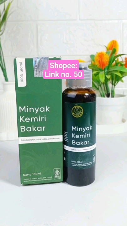 50. Minyak Kemiri Bakar untuk Rambut