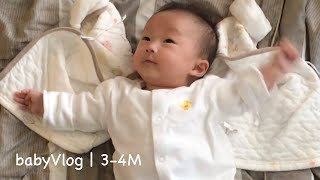 babyVlog 34M | returning home from the confinement center/one to one days/roll over exercises