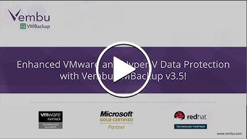 Webinar on VMware and Hyper-V Data Protection using Vembu VMBackup v3.5!
