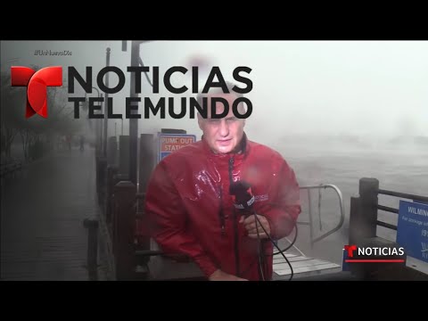 Sube rápidamente el agua en Carolina del Norte tras el paso de Florence | Noticiero | Telemundo