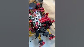 #fischertechnik TXT controller: Mirft2 episode 223 (#shorts) - colour separation & walking test