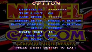Marvel vs. Capcom: Clash of Super Heroes - Marvel vs. Capcom: Clash of Super Heroes (Sega Dreamcast) - Captain America Theme - User video