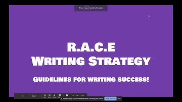 RACE Writing Strategy