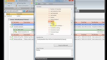 VisualCron - Variables