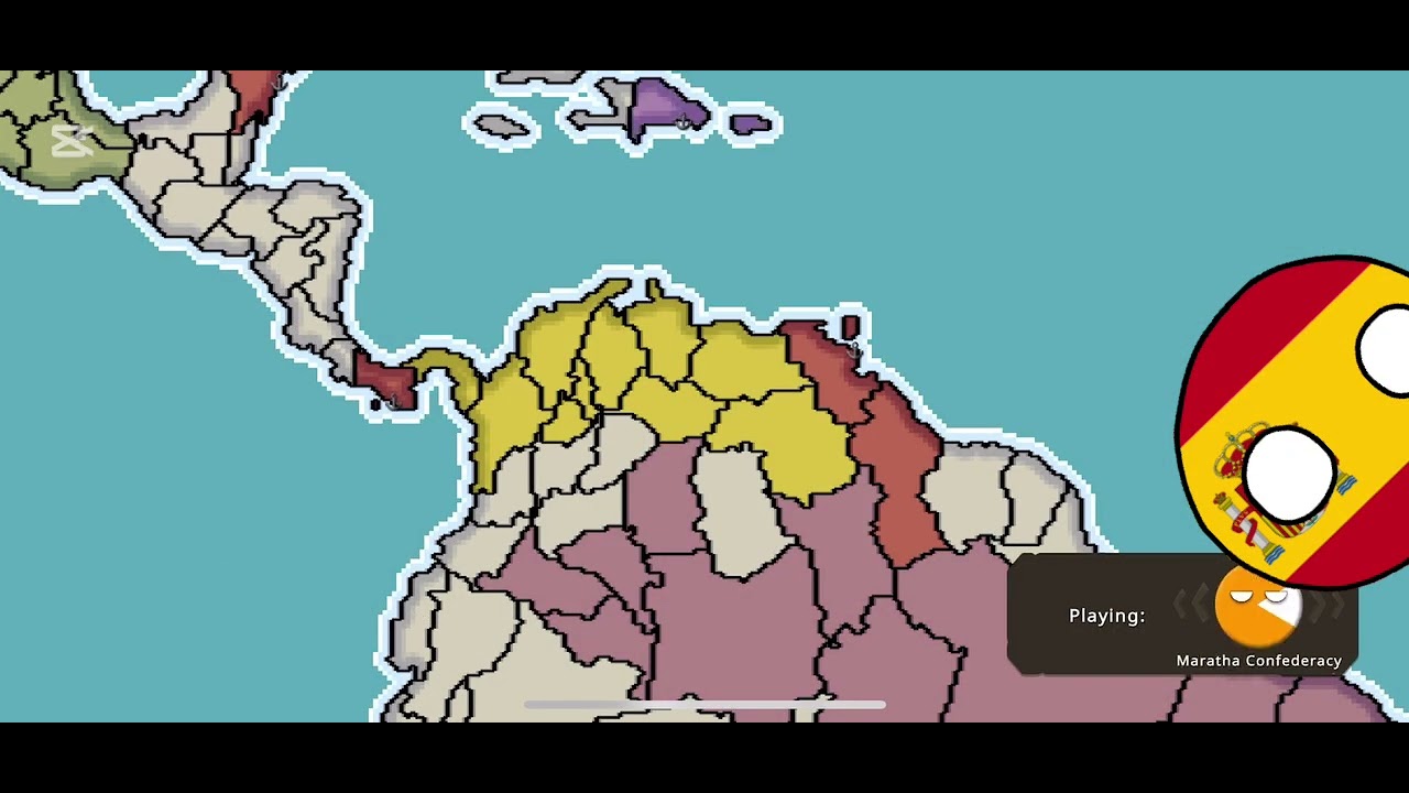 Spain tries to play countryball at war as the main character 