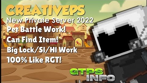 BEST PRIVATE SERVER 2022 | Creative PS✅ | Like RGT!