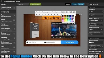 Popup Builder Review - List building (Live demo)