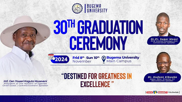 30TH GRADUATION CEREMONY || BUGEMA UNIVERSITY ||COMMENCEMENT SERVICE || 10TH NOVEMBER, 2024