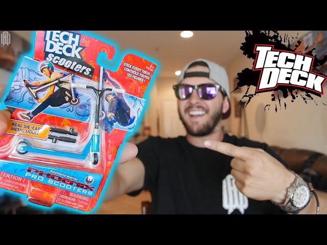 Gurgle Skærm Lav en seng RAYMOND WARNER TECH DECK SCOOTER TOY! - YouTube