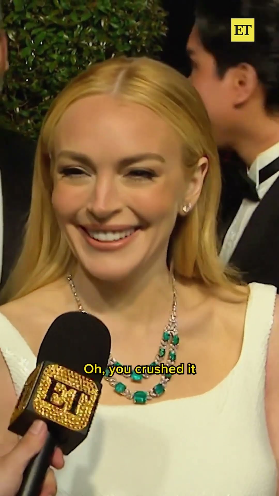 Lindsay Lohan Spills on 'Freakier Friday' #lindsaylohan #freakierfriday #shorts