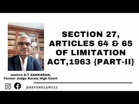 Section 27, Articles